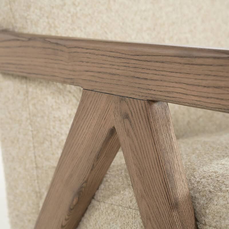 Fauteuil Francis - beige Flou, van Eleonora, detailfoto 9
