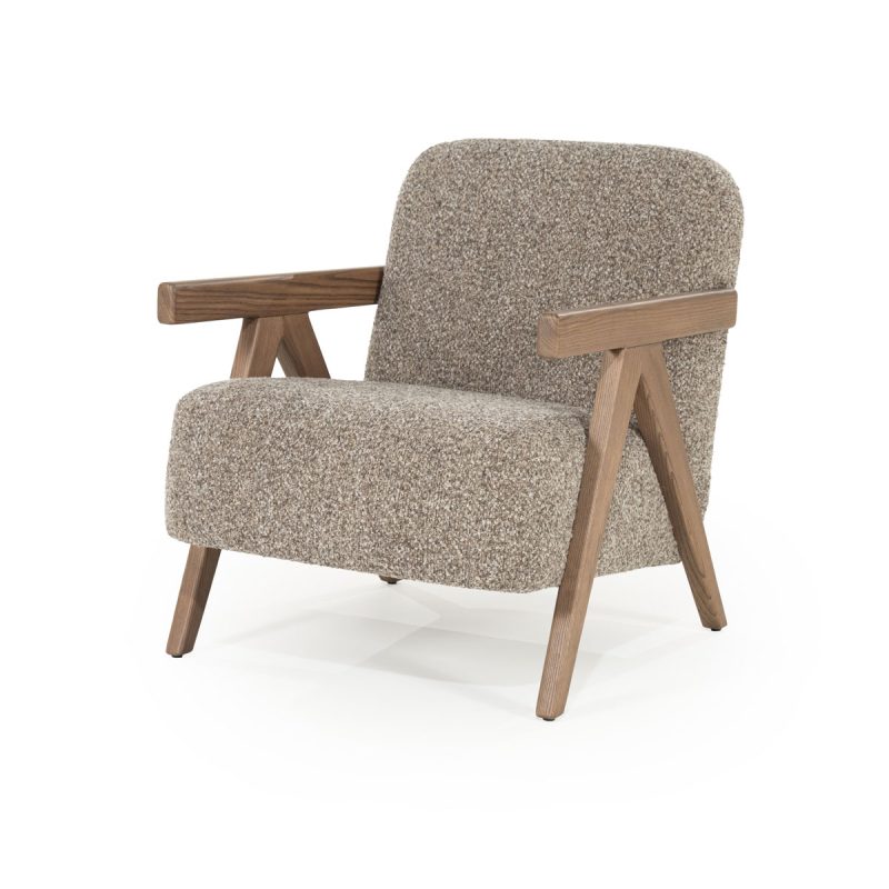 Fauteuil Francis - taupe Flou, van Eleonora, hoofdfoto