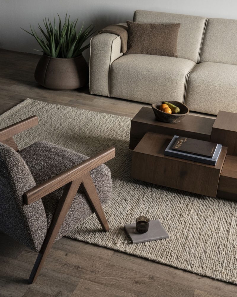 Fauteuil Francis - taupe Flou, van Eleonora, detailfoto 5