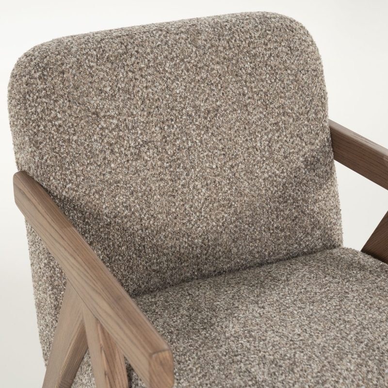 Fauteuil Francis - taupe Flou, van Eleonora, detailfoto 10