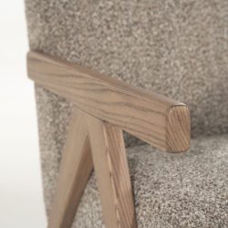 Fauteuil Francis - taupe Flou, van Eleonora, detailfoto 11