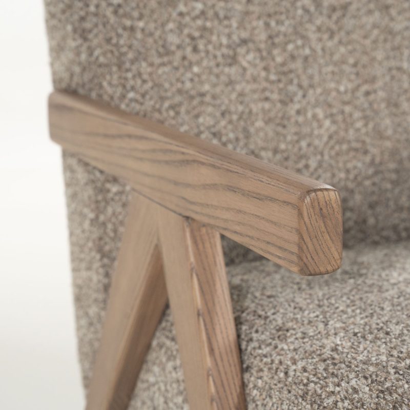 Fauteuil Francis - taupe Flou, van Eleonora, detailfoto 11
