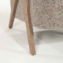 Fauteuil Francis - taupe Flou, van Eleonora, detailfoto 12