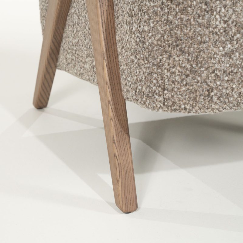 Fauteuil Francis - taupe Flou, van Eleonora, detailfoto 12