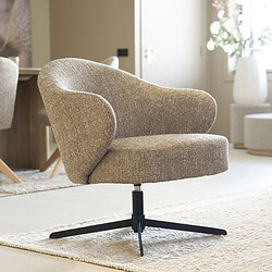 Fauteuil Connor - mosterd Donna, van Eleonora, detailfoto 2