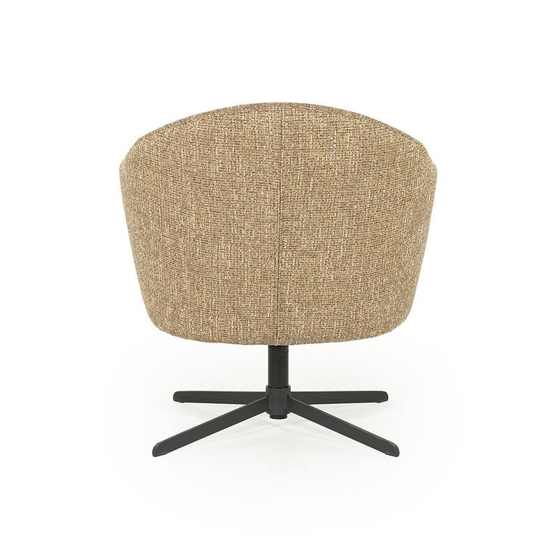 Fauteuil Connor - mosterd Donna, van Eleonora, detailfoto 4