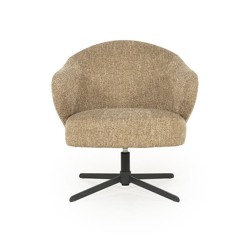 Fauteuil Connor - mosterd Donna, van Eleonora, detailfoto 5