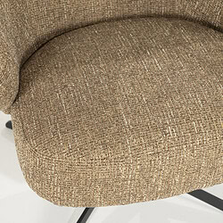 Fauteuil Connor - mosterd Donna, van Eleonora, detailfoto 7