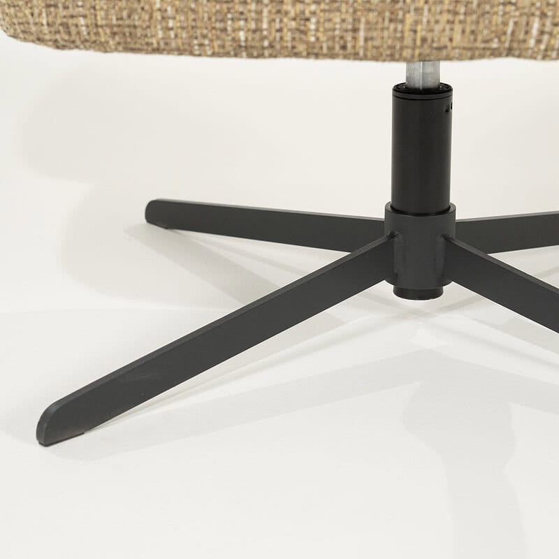Fauteuil Connor - mosterd Donna, van Eleonora, detailfoto 8