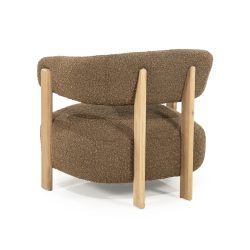 Sessel Lola – braun Hush, von Eleonora, Detailfoto 5