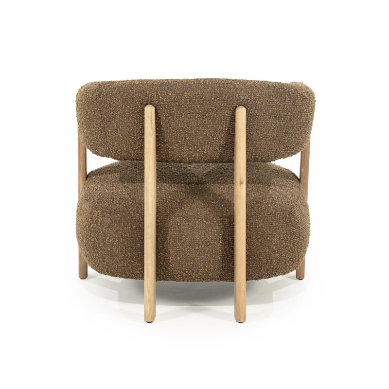 Sessel Lola – braun Hush, von Eleonora, Detailfoto 6