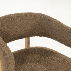 Sessel Lola – braun Hush, von Eleonora, Detailfoto 8
