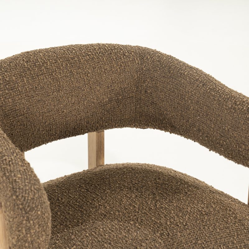 Sessel Lola – braun Hush, von Eleonora, Detailfoto 8