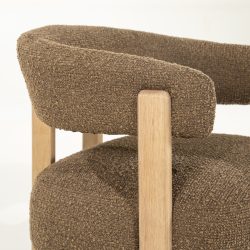 Sessel Lola – braun Hush, von Eleonora, Detailfoto 10