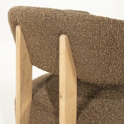 Sessel Lola – braun Hush, von Eleonora, Detailfoto 11