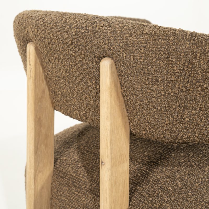 Sessel Lola – braun Hush, von Eleonora, Detailfoto 11