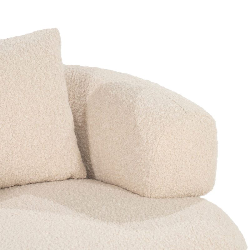 Sessel Bruno – beige Koda, von Eleonora, Detailfoto 8