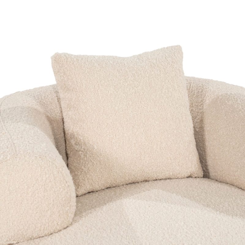 Sessel Bruno – beige Koda, von Eleonora, Detailfoto 9