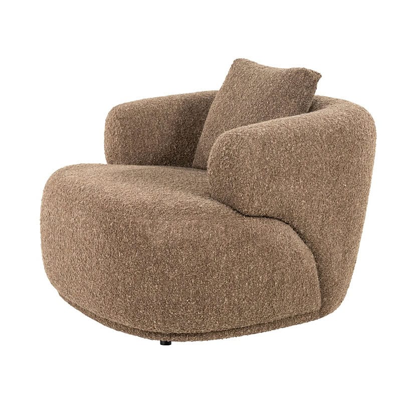 Sessel Bruno – braun Koda, von Eleonora, Detailfoto 4