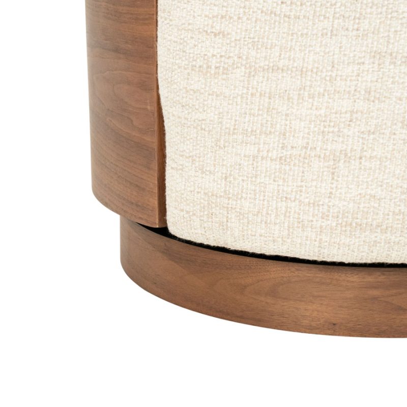Fauteuil Nila bruin - beige Vanu