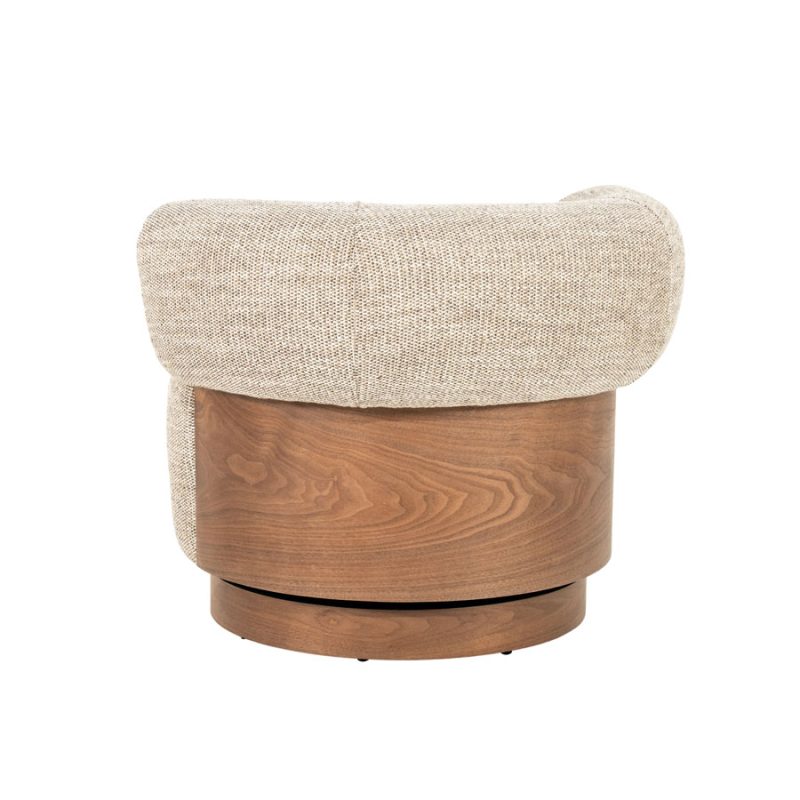 Fauteuil Nila bruin - taupe Vanu, van Eleonora, detailfoto 5