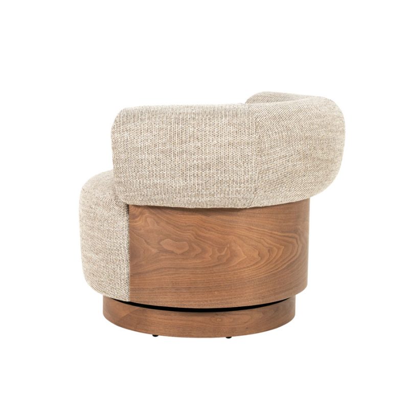 Fauteuil Nila bruin - taupe Vanu, van Eleonora, detailfoto 8
