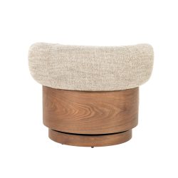 Fauteuil Nila bruin - taupe Vanu, van Eleonora, detailfoto 9
