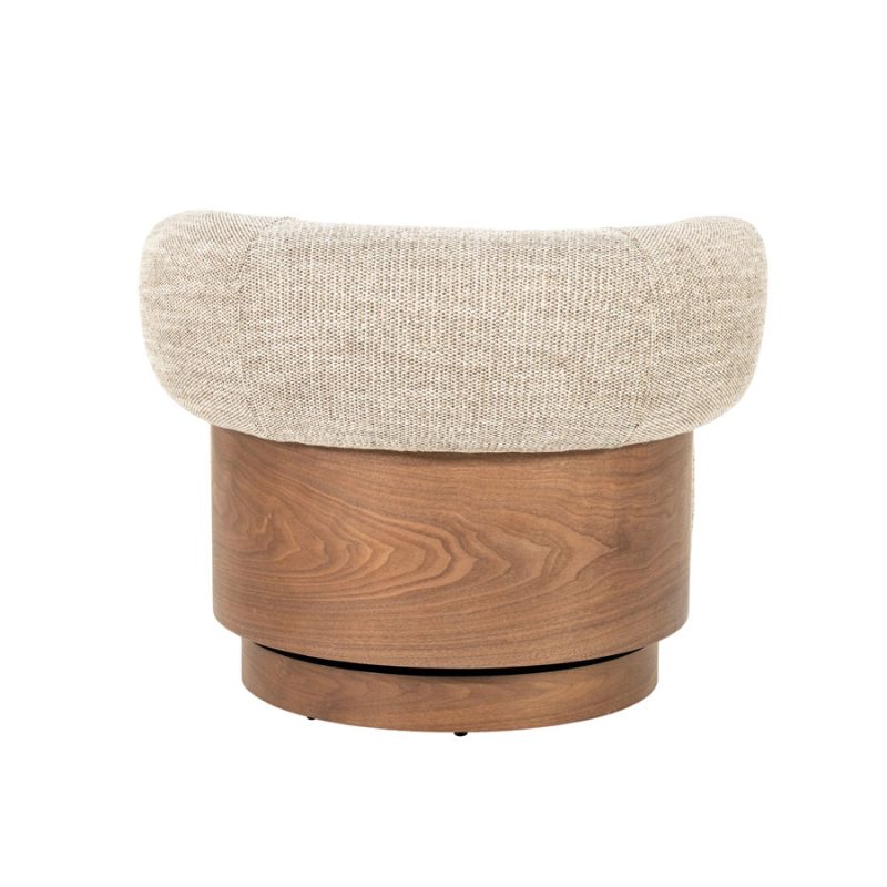 Fauteuil Nila bruin - taupe Vanu, van Eleonora, detailfoto 9