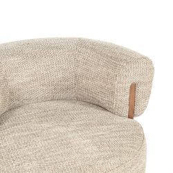Fauteuil Nila bruin - taupe Vanu