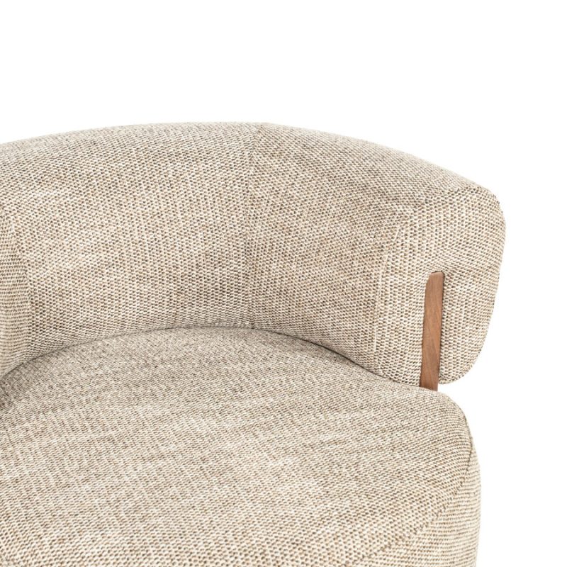Fauteuil Nila bruin - taupe Vanu