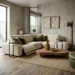 Ecksofa Ascot – Modulares elektrisches Relax-Lounge-Sofa