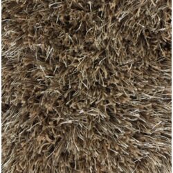 Detailopname Love Shaggy licht bruin zachte polyester poolhoogte 60mm textuur