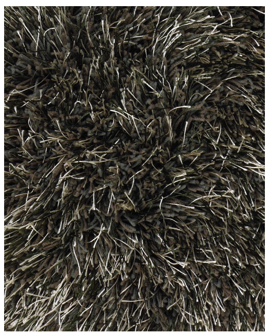 Detailopname Love Shaggy taupe karpet met zachte 60mm hoogpolige textuur
