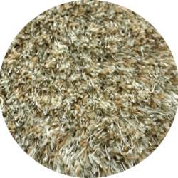 Love Shaggy Beige Rond, top-down product