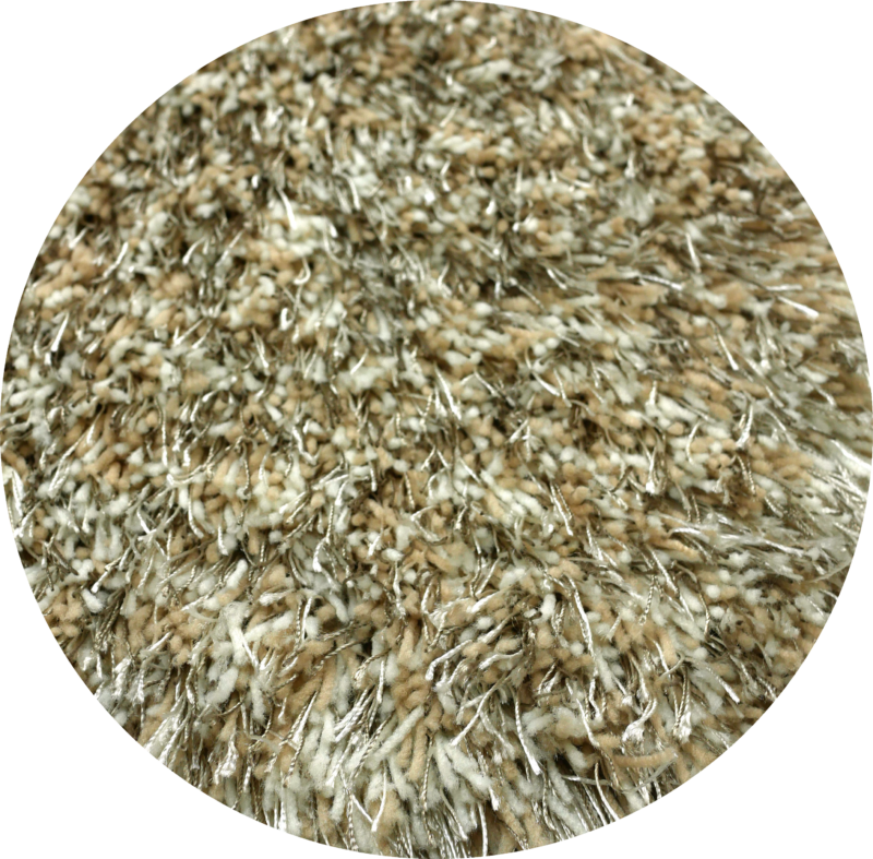 Love Shaggy Beige Rond, top-down product