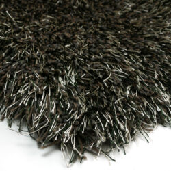 Love Shaggy taupe 160x230 karpet zijaanzicht met dikke zachte pool