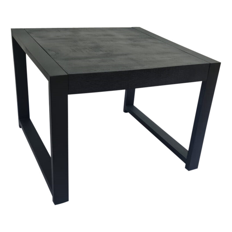 Beistelltisch Boaz, schwarz, Mangoholz, 60 cm