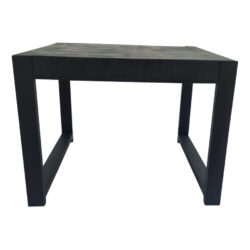 Beistelltisch Boaz aus schwarzem Mangoholz, 45 cm hoch, in modernem Interieur
