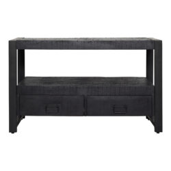 Tv meubel Boaz Zwart Mangohout 100 cm