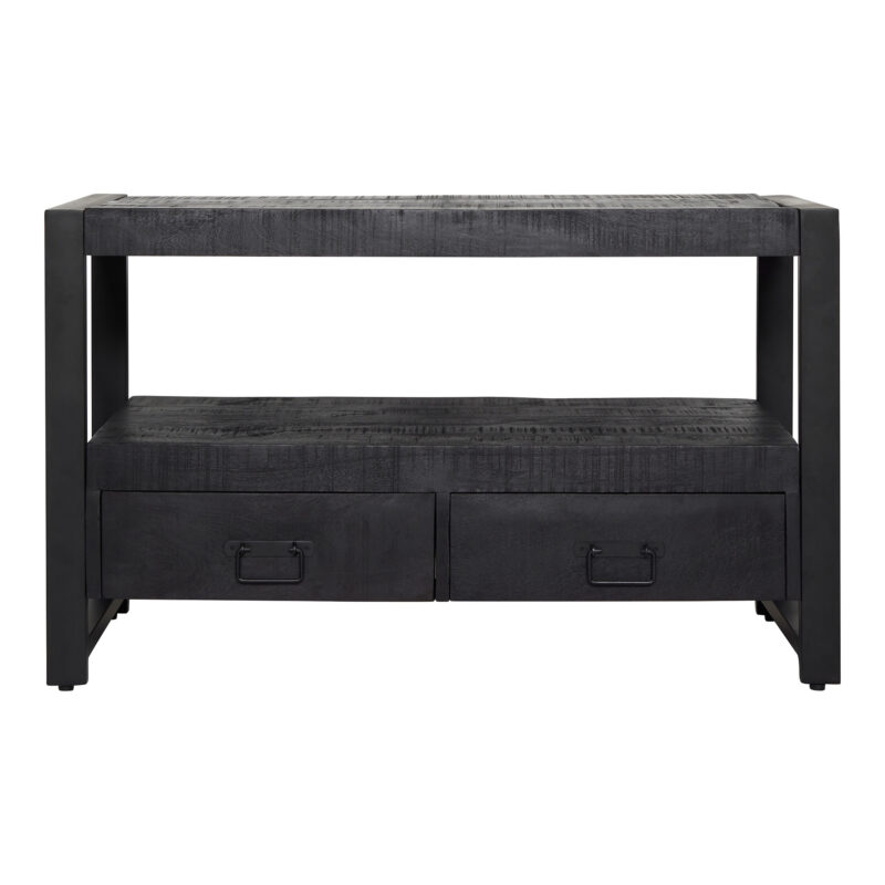 Tv meubel Boaz Zwart Mangohout 100 cm