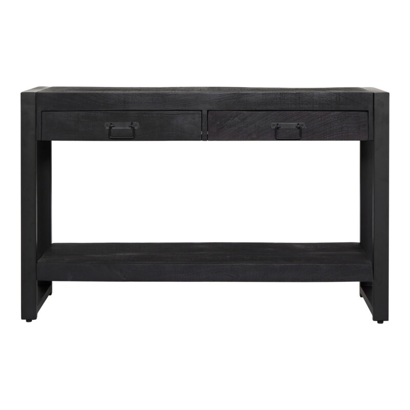 Sidetable Boaz Zwart Mangohout 120 cm