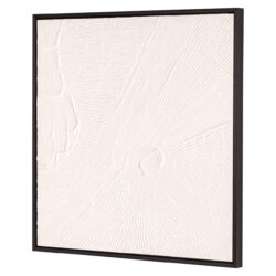 Wall art Janey zwart-wit gepresenteerd in een modern stijlvol interieur