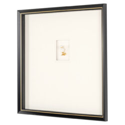 Wall art Hanna black/white, modern en elegant interieuraccessoire met unieke vorm en textuur