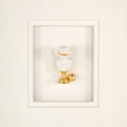Detail van Wall art Hanna black/white, Mdf en Glas materiaal