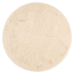 Handgemaakte wall art Flow in wit en zilver met moderne elegante vormen