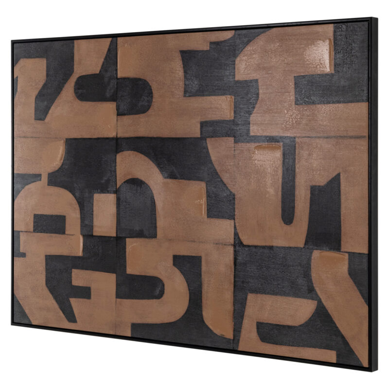 Wall art Cascade brown