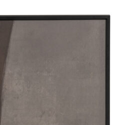 Wall art Mirage brown left abstracte vormen in beige zwart en bruin sfeerbeeld