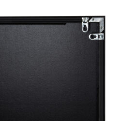 Handgemaakte wanddecoratie Mirage brown left waterbestendig met grafisch ritme patroon