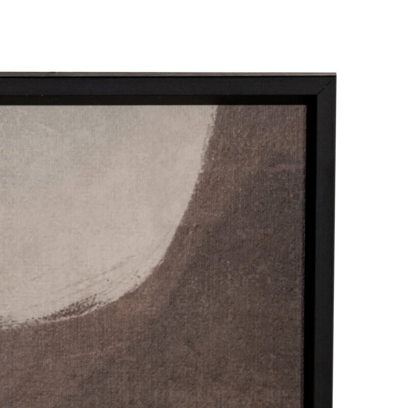 Wall art Mirage brown right gecombineerd met linker versie als wanddecoratie set