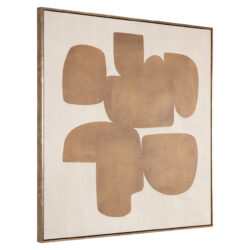 Detailopname gouden textuur van wanddecoratie Odyssey gold left handgemaakt